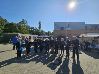 Musikalische Untermalung durch Chor