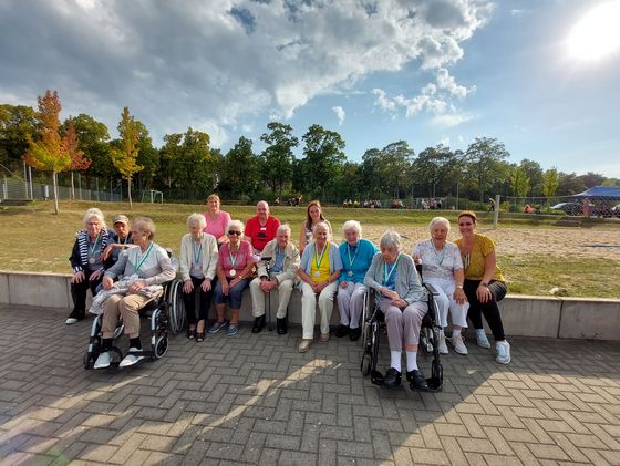 Gruppenbild Immanuel Seniorenzentrum Elstal beim Havelländischen Seniorensportfest